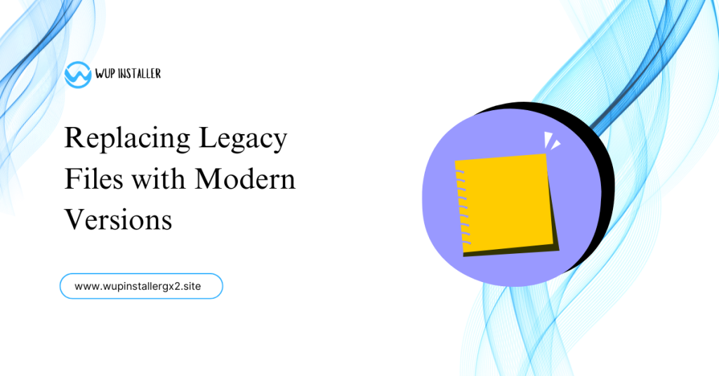 replacing legacy files with modern versions