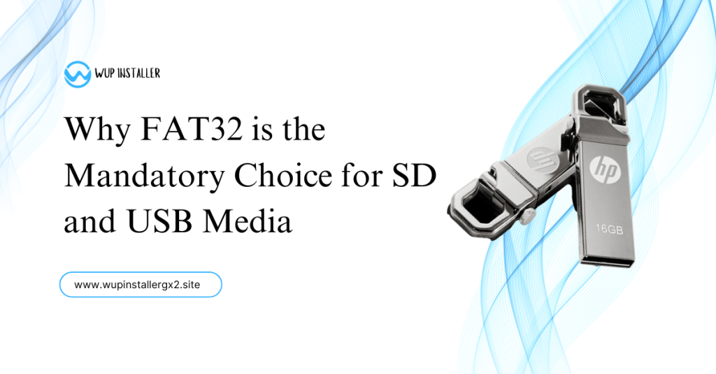why fat32 is the mandatory choice for sd and usb media